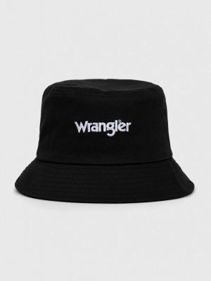 Pamučni šešir Wrangler crna