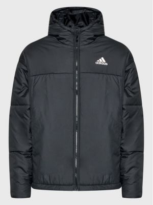 Пухено яке на райета Adidas черно