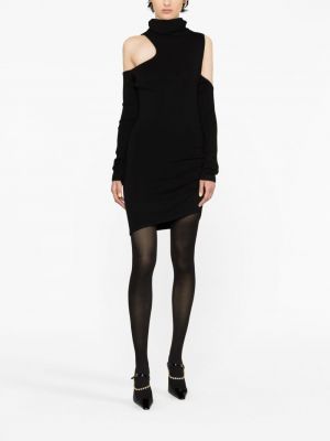 Sukienka z wełny merino Gauge81 czarna