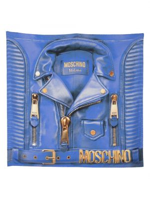 Копринено яке с принт Moschino