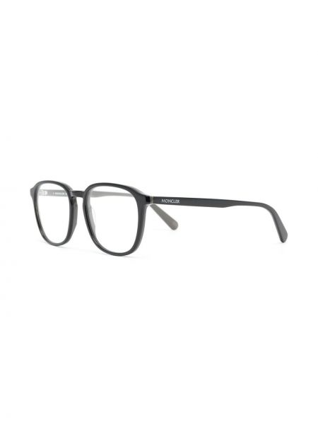 Brille mit print Moncler Eyewear schwarz