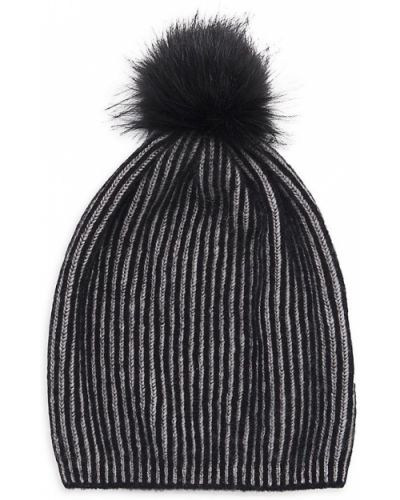 Кашемировая шапка бини Carolyn Rowan Collection, черная