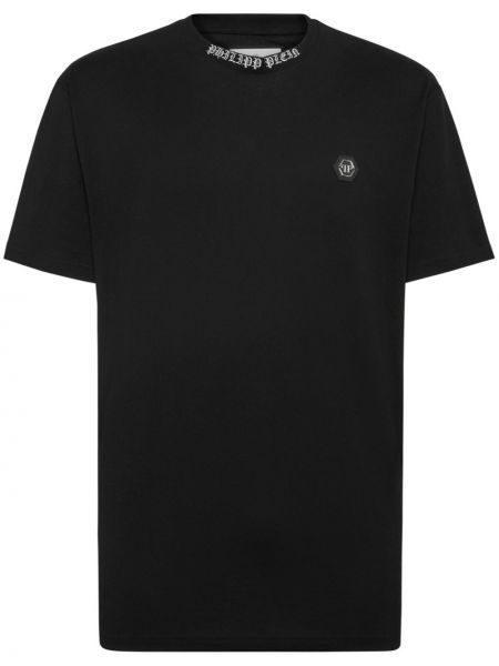 Koszula bawełniana Philipp Plein czarna
