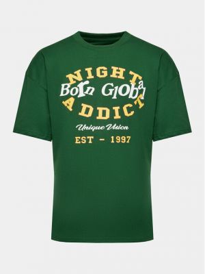 T-shirt Night Addict verde