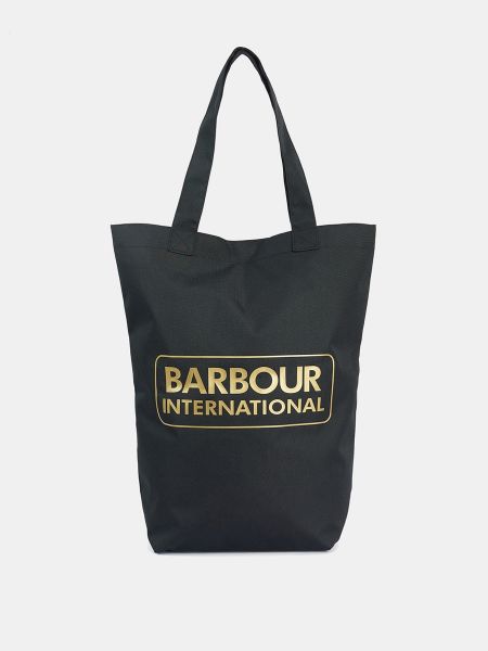 Bolso clutch Barbour negro