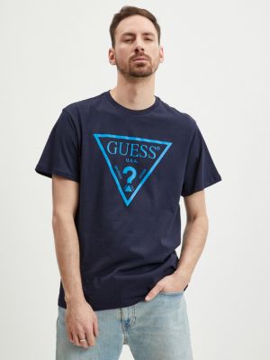 Koszulka odblaskowa Guess niebieska