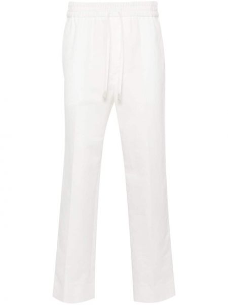 Ravne hlače Brioni bela