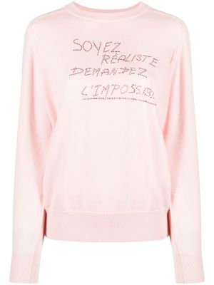 Różowy sweter Sonia Rykiel