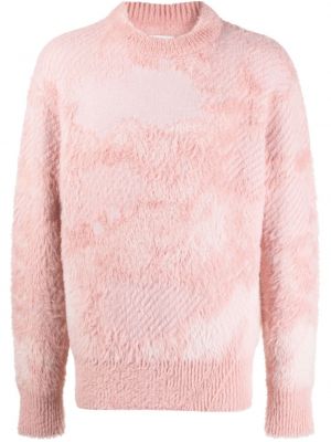 Жакардов пуловер Feng Chen Wang розово