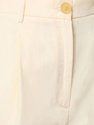 Bermuda kratke hlače Forte_forte bela