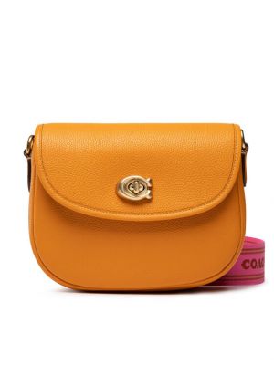 Чанта през рамо Coach оранжево
