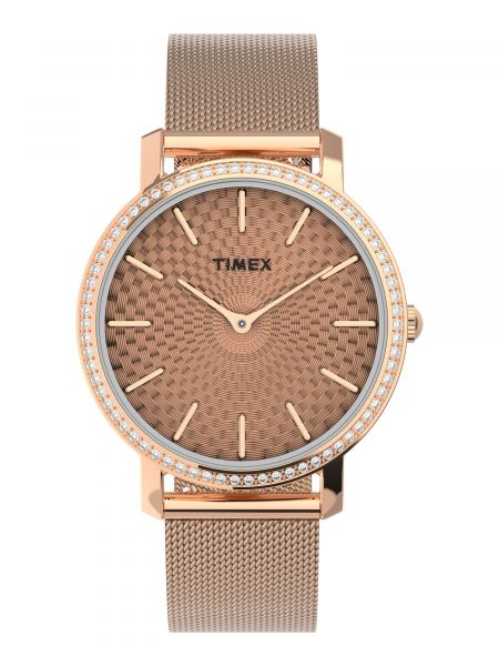 Ure i rosa guld Timex guld