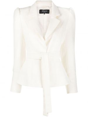 Lang blazer Rochas hvit