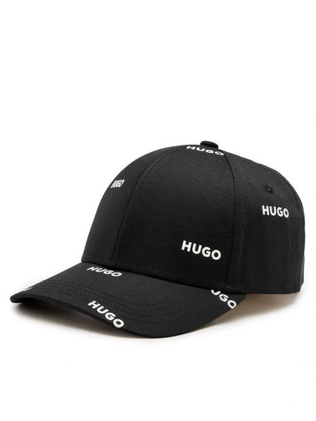 Kepurė su snapeliu Hugo juoda