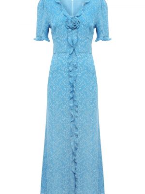 Платье из вискозы Ellyme голубое