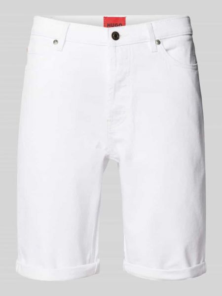 Szorty jeansowe Hugo białe