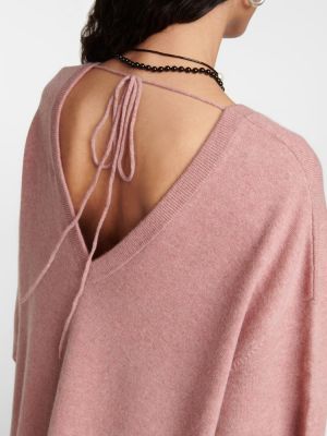 Μάξι φόρεμα κασμίρ Extreme Cashmere ροζ