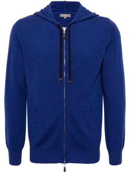 Kapučdžemperis ar rāvējslēdzēju N.peal zils