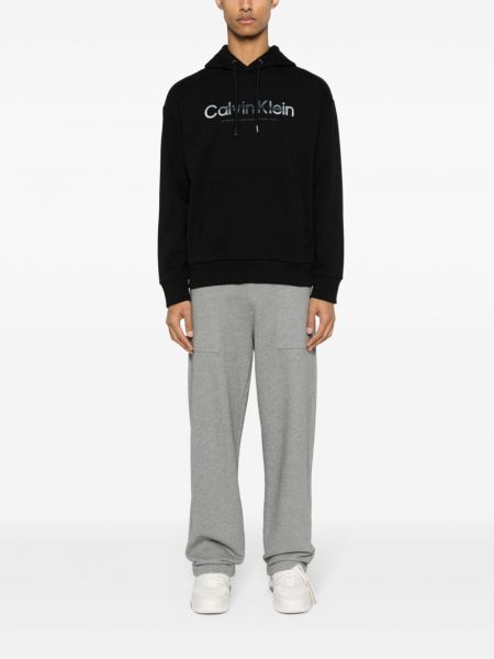 Hoodie en coton à imprimé Calvin Klein