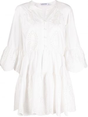 Sukienka mini Self-portrait biała
