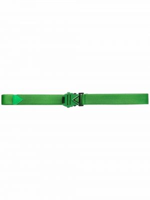 Cinturón con hebilla Bottega Veneta verde