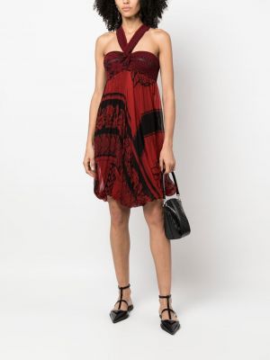 Raštuotas suknele su abstrakčiu raštu Jean Paul Gaultier Pre-owned