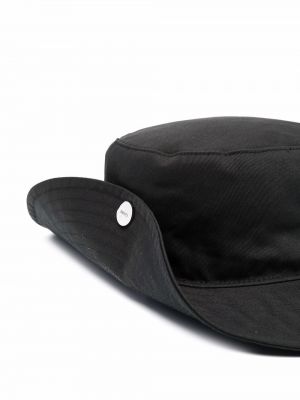 Sombrero con estampado Ganni negro