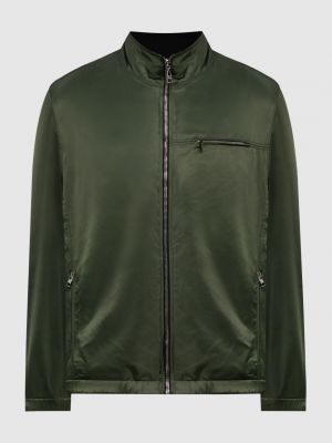 Двостороння куртка з принтом Alexander Mcqueen зелена