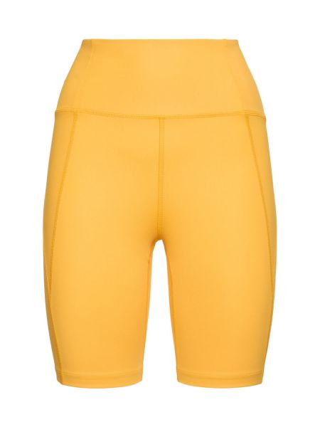 Pantalones cortos de cintura alta Girlfriend Collective amarillo