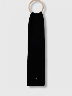 Gyapjú sál Polo Ralph Lauren fekete