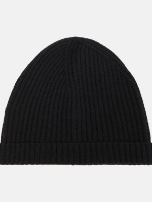 Шерстяная шапка Jil Sander черная