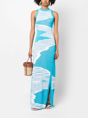 Sukienka długa w abstrakcyjne wzory Missoni