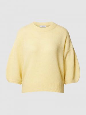 Dzianinowy sweter Msch Copenhagen żółty