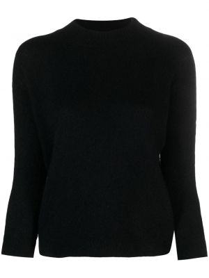 Плетен пуловер Roberto Collina черно