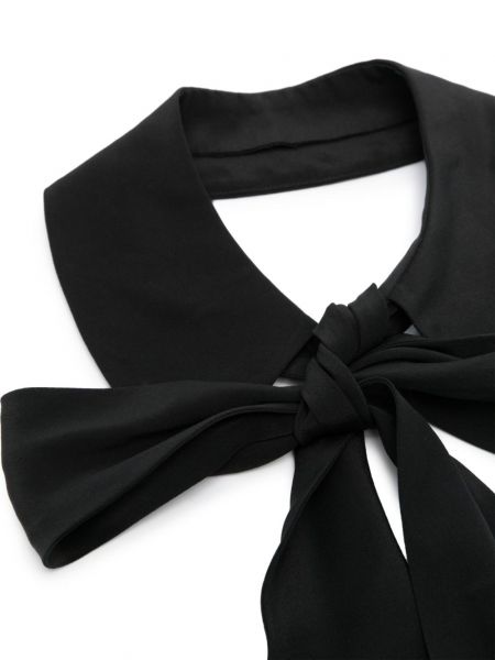 Hedvábná kravata Claudie Pierlot černá