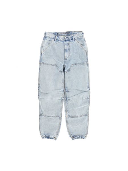 Niebieskie jeansy relaxed fit T By Alexander Wang