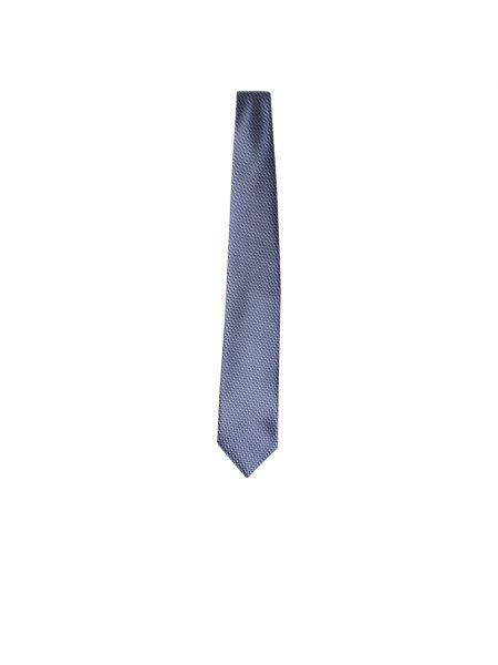 Spitzen krawatte mit spitzer schuhkappe Brioni blau