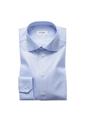 Niebieska koszula slim fit Eton