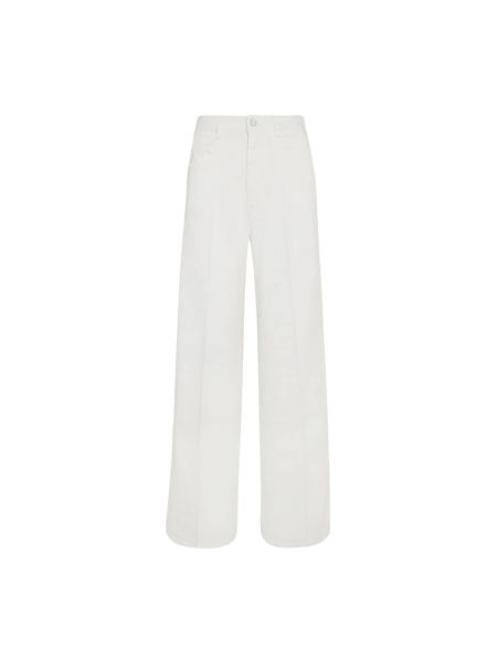 Pantalon en coton Kiton blanc