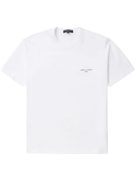 T-shirt en coton à imprimé Comme Des Garçons Homme blanc