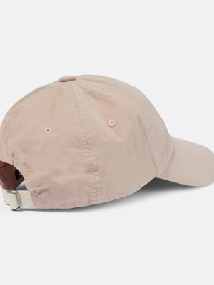Medvilninis kepurė su snapeliu Acne Studios smėlinė