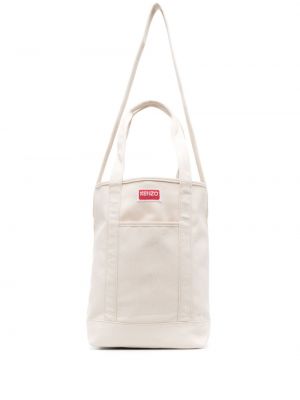 Памучни шопинг чанта с принт Kenzo