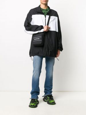 Tasche mit print Balenciaga schwarz