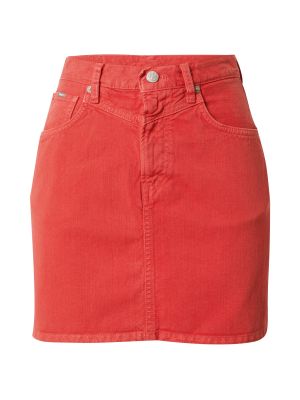 Jupe courte Pepe Jeans rouge