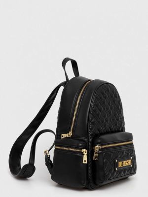 Pikowany plecak Love Moschino czarny
