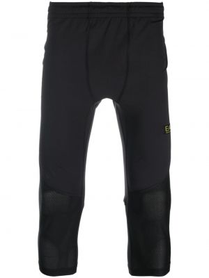 Pantaloni scurți pentru ciclism cu imagine Ea7 Emporio Armani negru