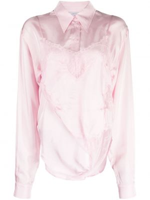 Camicia Pushbutton rosa