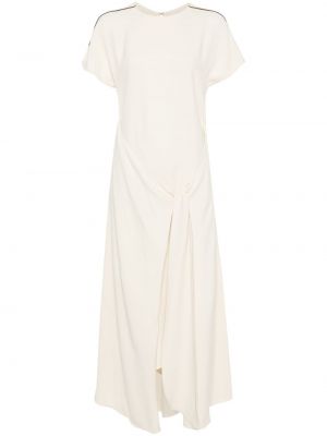 Dlouhé šaty Victoria Beckham biela