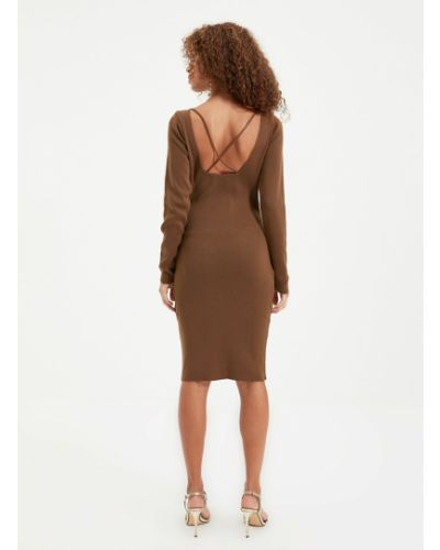 Сукня Trendyol, коричневе