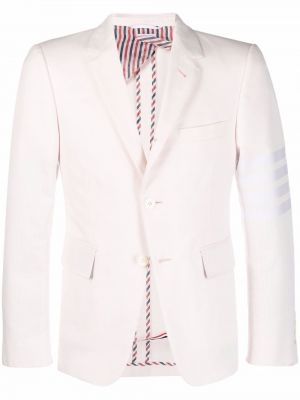 Sport klassisk stripete lang jakke Thom Browne rosa